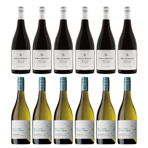 ニュージーランド産ワイン リマペレ ソーヴィニヨン・ブラン＆ホワイトヘイヴン ホワイトヘブン ピノ ノワール12本セット