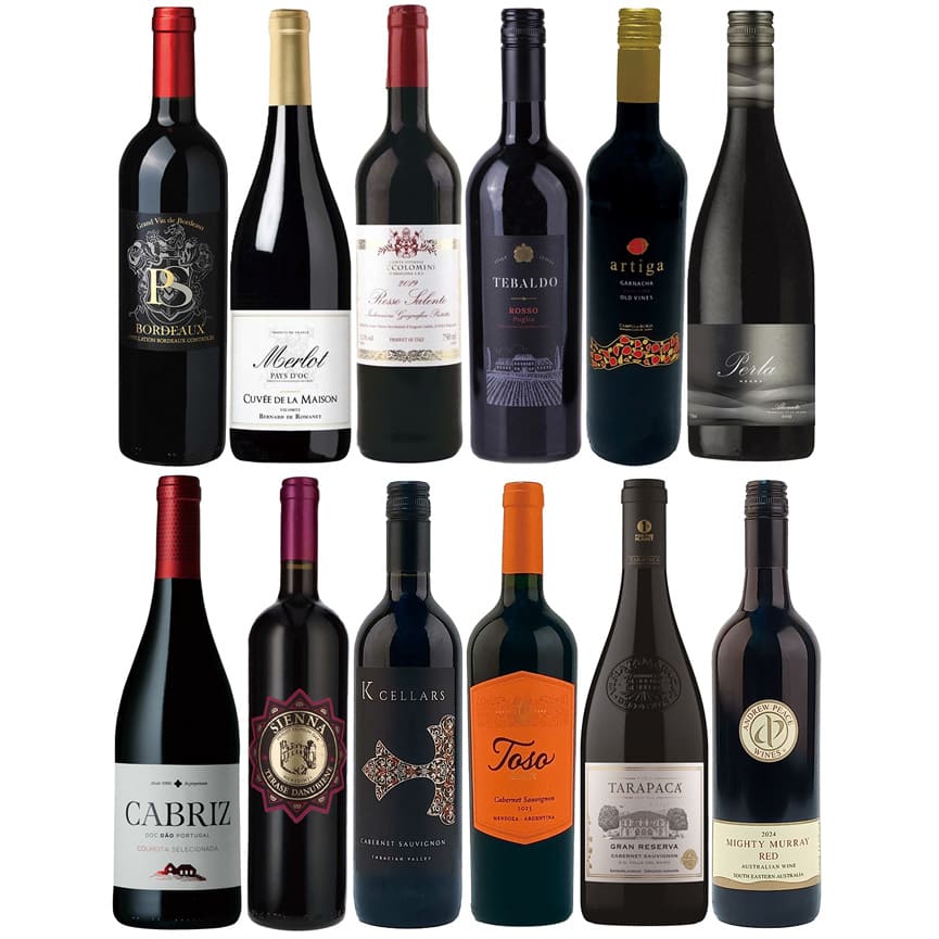 赤ワイン贅沢12本セット 詳細画像 nonvintage 1