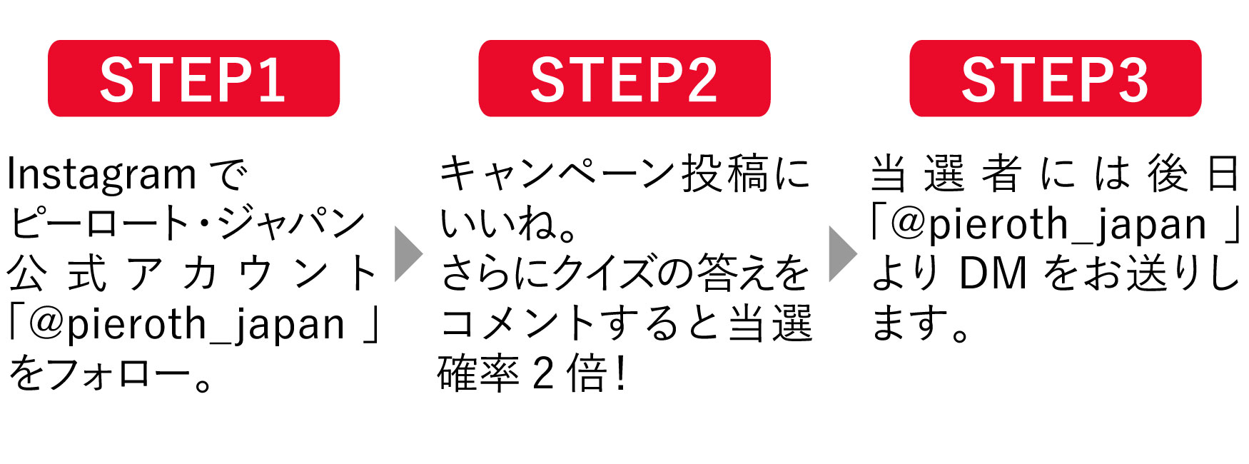 インスタグラムからの応募方法